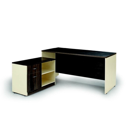 DELITE HI TECH Executive Table with One side pedestal unit and E.R.U