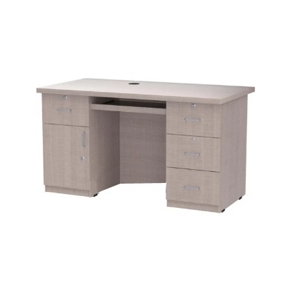 Duaco Executive Table with Both side pedestal unit