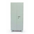 Raagee Almirah Steel shelving cabinet with partial wardrobe