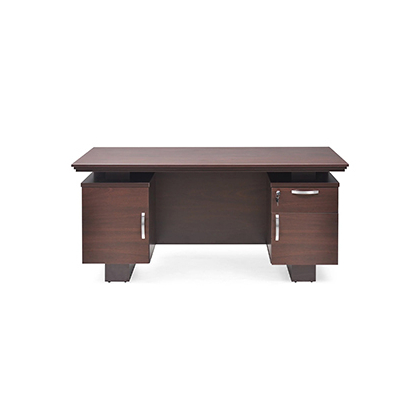 V J Interior  Executive Table with Both side pedestal unit