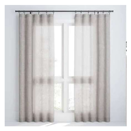 Unbranded Cotton Plain Door Curtains