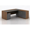 V J Interior  Executive Table with One side pedestal unit and E.R.U