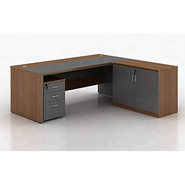 V J Interior  Executive Table with One side pedestal unit and E.R.U