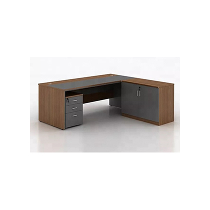 V J Interior  Executive Table with One side pedestal unit and E.R.U