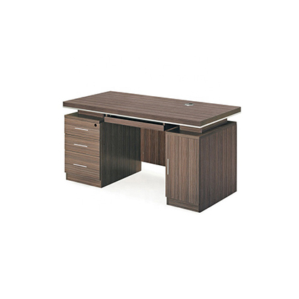 V J Interior  Executive Table with Both side pedestal unit