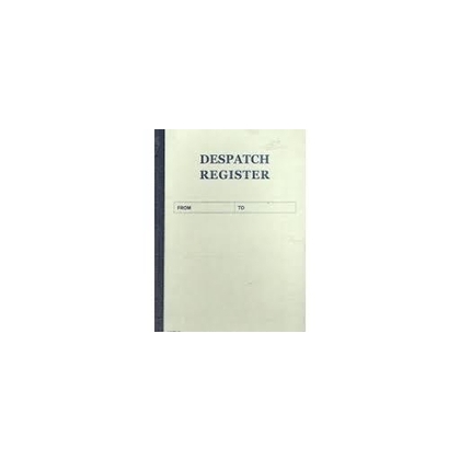 PREMIER DESPATCH REGISTER Diaries-printed-plain- register- 265 Pages