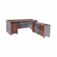 geeken Executive Table with One side pedestal unit and E.R.U