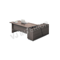 V J Interior  Executive Table with One side pedestal unit