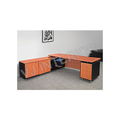 V J Interior  Executive Table with One side pedestal unit and E.R.U