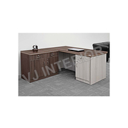 V J Interior  Executive Table with One side pedestal unit and E.R.U