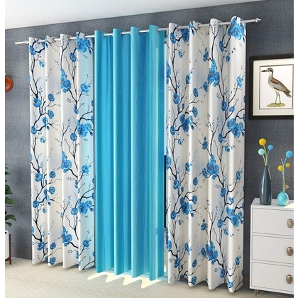 Unbranded Polyster Plain Door Curtains