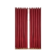 INTERNATIONAL EXPORT HOUSE Silk Plain Door Curtains