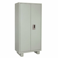 NEEMAN Almirah Steel shelving cabinet with partial wardrobe