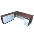 Ajoria Interiors Executive Table with One side pedestal unit and E.R.U