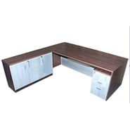 Ajoria Interiors Executive Table with One side pedestal unit and E.R.U