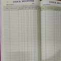 Chandan STOCK REGISTER Diaries-printed-plain- register- 500 Pages