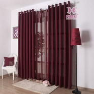 OM Polyster Plain Door Curtains