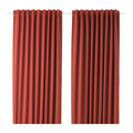 spacewood Silk Plain Door Curtains