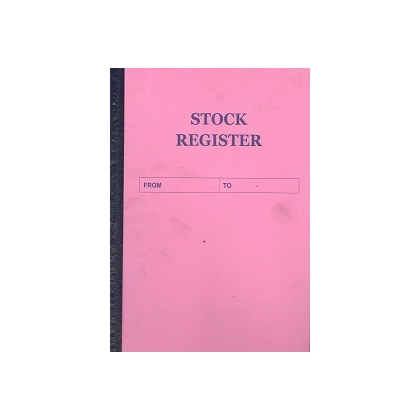 GOOD QUALITY STOCK REGISTER Diaries-printed-plain- register- 400 Pages