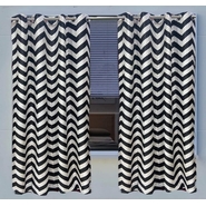 Unbranded Silk Geomatric Door Curtains