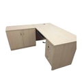 DELITE KOM Executive Table with One side pedestal unit and E.R.U