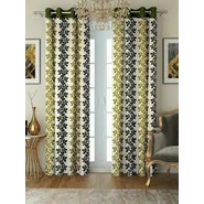 DREAMMATE Polyster Floral Door Curtains