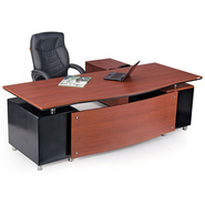 geeken Executive Table with One side pedestal unit and E.R.U