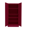 Lotus Ind. Almirah Steel shelving cabinet with partial wardrobe