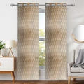 OM Silk Geomatric Door Curtains