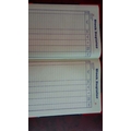 Unbranded STOCK REGISTER Diaries-printed-plain- register- 200 Pages