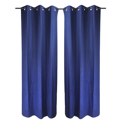 AIRWILL Silk Plain Door Curtains