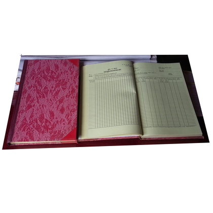 non branded CONTINGENCY REGISTER Diaries-printed-plain- register- 150 Pages