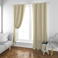 DDecor Cotton Plain Door Curtains