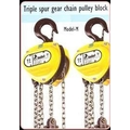 INDEF Hand Operated Chain Pulley Block, Warranty 1 year