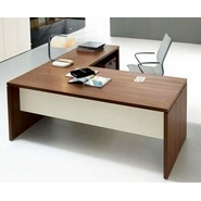 MOOD OF WOOD Executive Table with One side pedestal unit and E.R.U