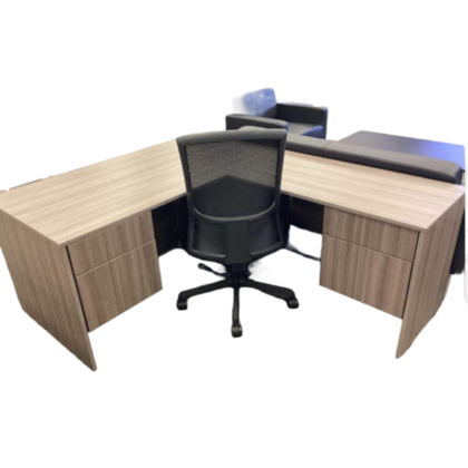 FLOYD Executive Table with One side pedestal unit and E.R.U