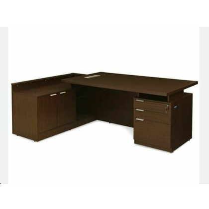 FLOYD Executive Table with One side pedestal unit and E.R.U