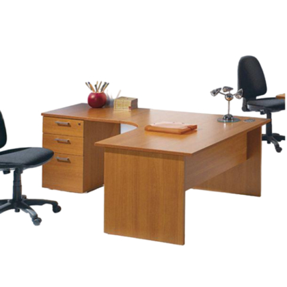 FLOYD Executive Table with One side pedestal unit and E.R.U