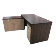 FLOYD Executive Table with One side pedestal unit and E.R.U