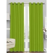 Unbranded Silk Plain Door Curtains