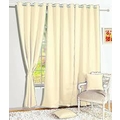 Unbranded Silk Plain Door Curtains