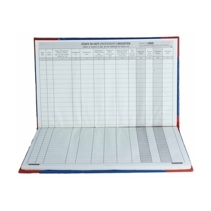 Ashoka FILE MOVEMENT REGISTER Diaries-printed-plain- register- 100 Pages