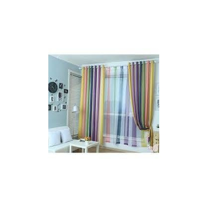 Unbranded Polyster Stripes Door Curtains