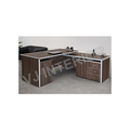 V J Interior  Executive Table with One side pedestal unit