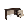 V J Interior  Executive Table with One side pedestal unit