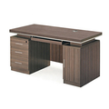 V J Interior  Executive Table with Both side pedestal unit