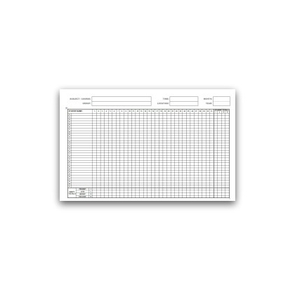 ABD FILE REGISTER Diaries-printed-plain- register- 400 Pages