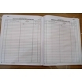 ABD FILE REGISTER Diaries-printed-plain- register- 100 Pages