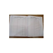 ABD FILE REGISTER Diaries-printed-plain- register- 100 Pages