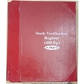 Unbranded STOCK REGISTER Diaries-printed-plain- register- 400 Pages